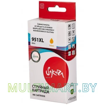 Картридж Sakura Printing SICN048AE (аналог HP 951XL Yellow)
